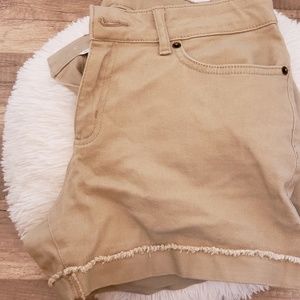 Khaki Jean shorts